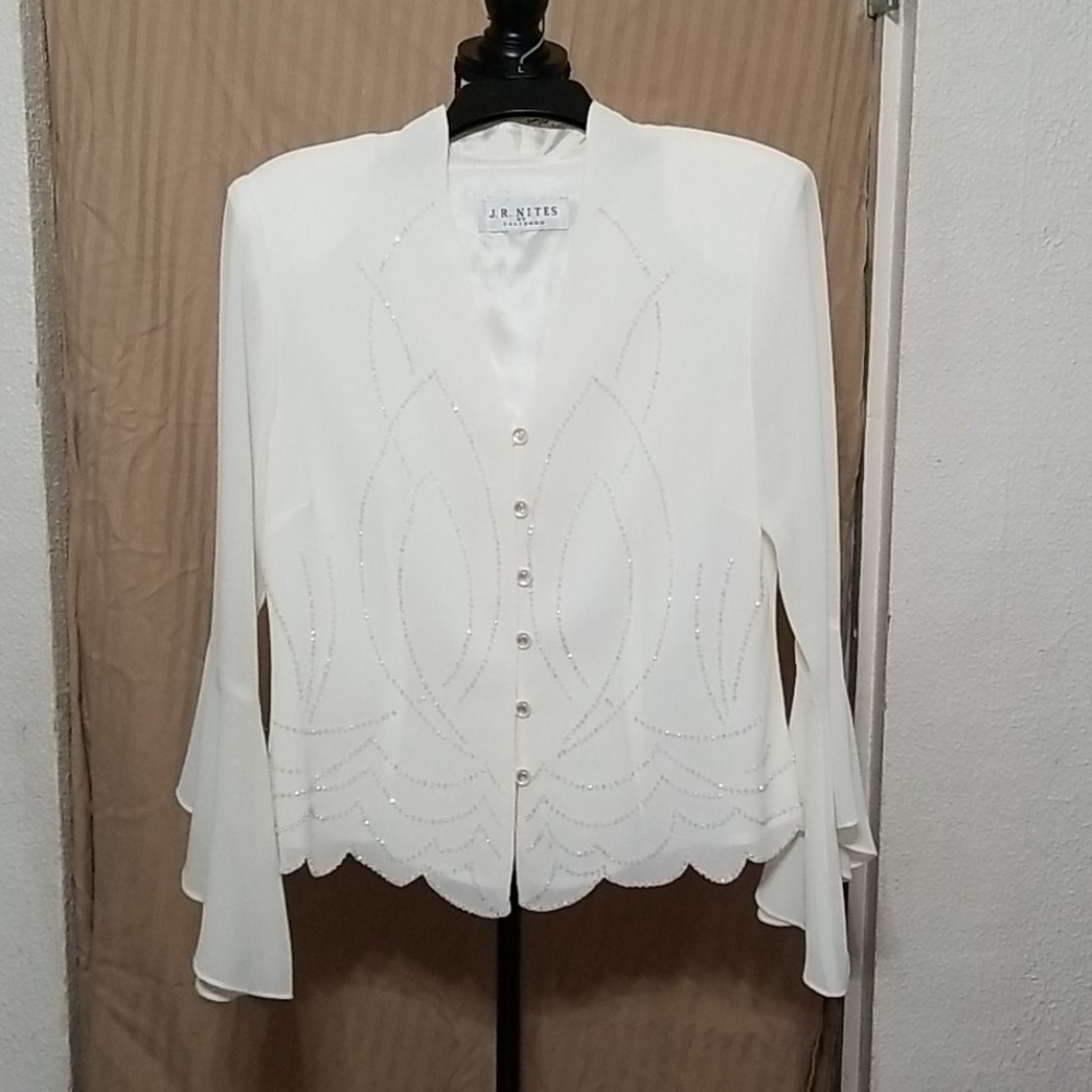Caliendo Beaded Formal Jacket
